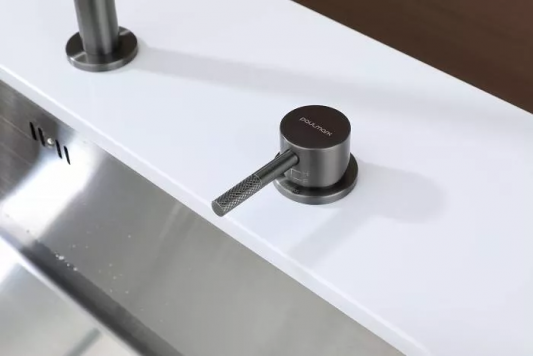 Смеситель под фильтр с выдвижным изливом, Paulmark ESTETICA Es218006-GM