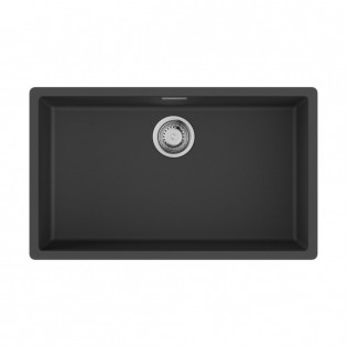 Мойка кухонная Omoikiri Yamakawa 75T-U/I BL 4993437 Tetogranit, черный