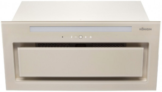 Кухонная полновстраиваемая вытяжка Konigin Navi Ivory Glass 60