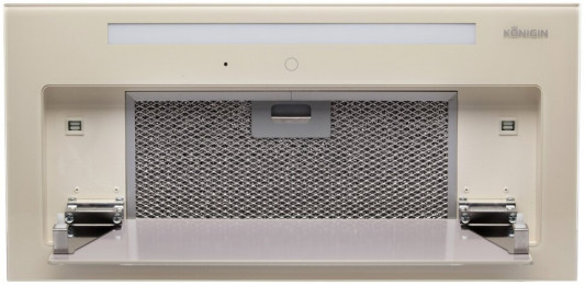 Кухонная полновстраиваемая вытяжка Konigin Navi Ivory Glass 60