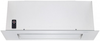 Кухонная полновстраиваемая вытяжка Konigin Navi White Glass 90