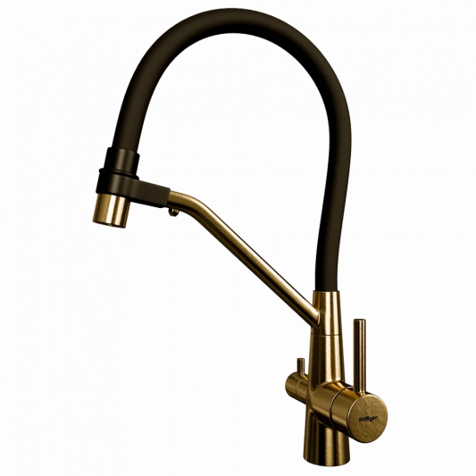 Смеситель для кухни Hoffger Mona 420 Gold