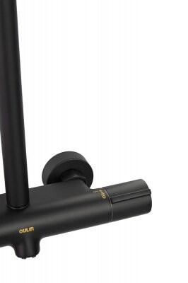 Душевая система Oulin OL-HT-2307 черный матовый