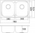 Мойка кухонная Oulin OL-S8905 нержавеющая сталь