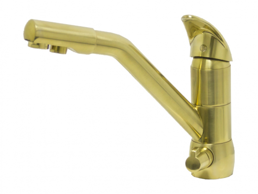 Смеситель кухонный Seaman Barcelone SSL-5361 Antique Gold